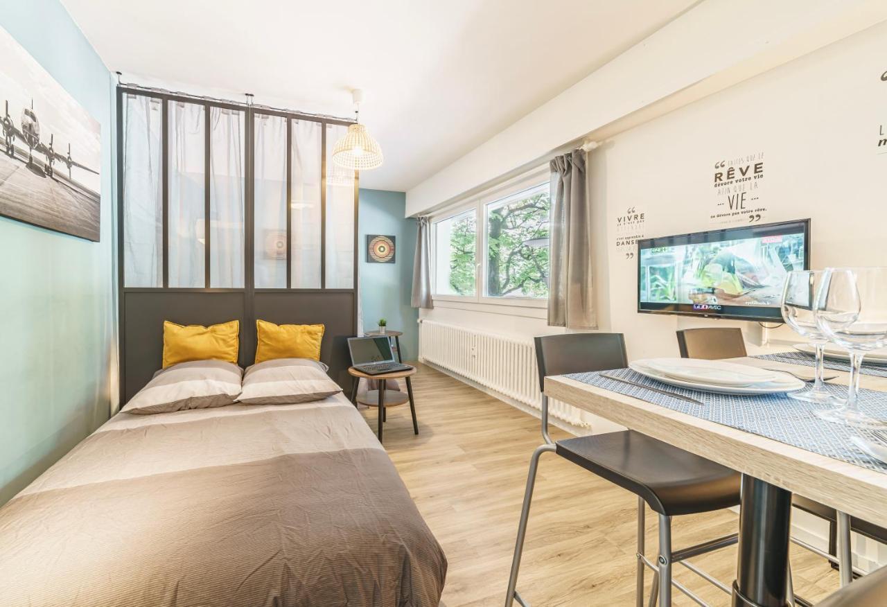Cosy Studio 108 - Chambery Centre - Stationnement - Gare Экстерьер фото